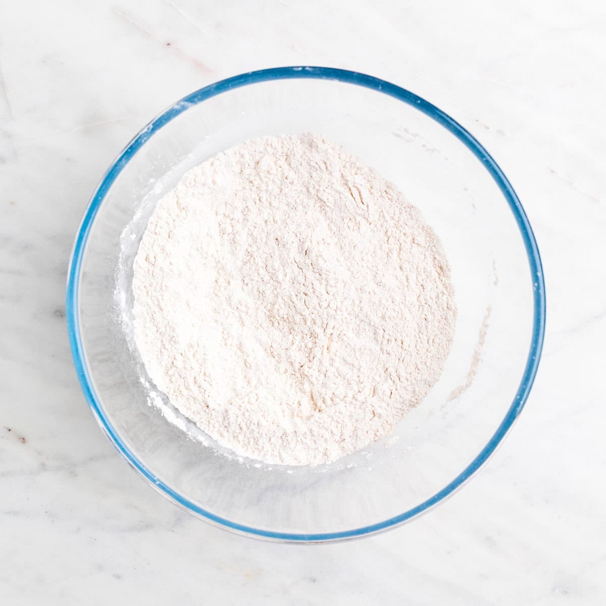 Dry ingredients whisked together